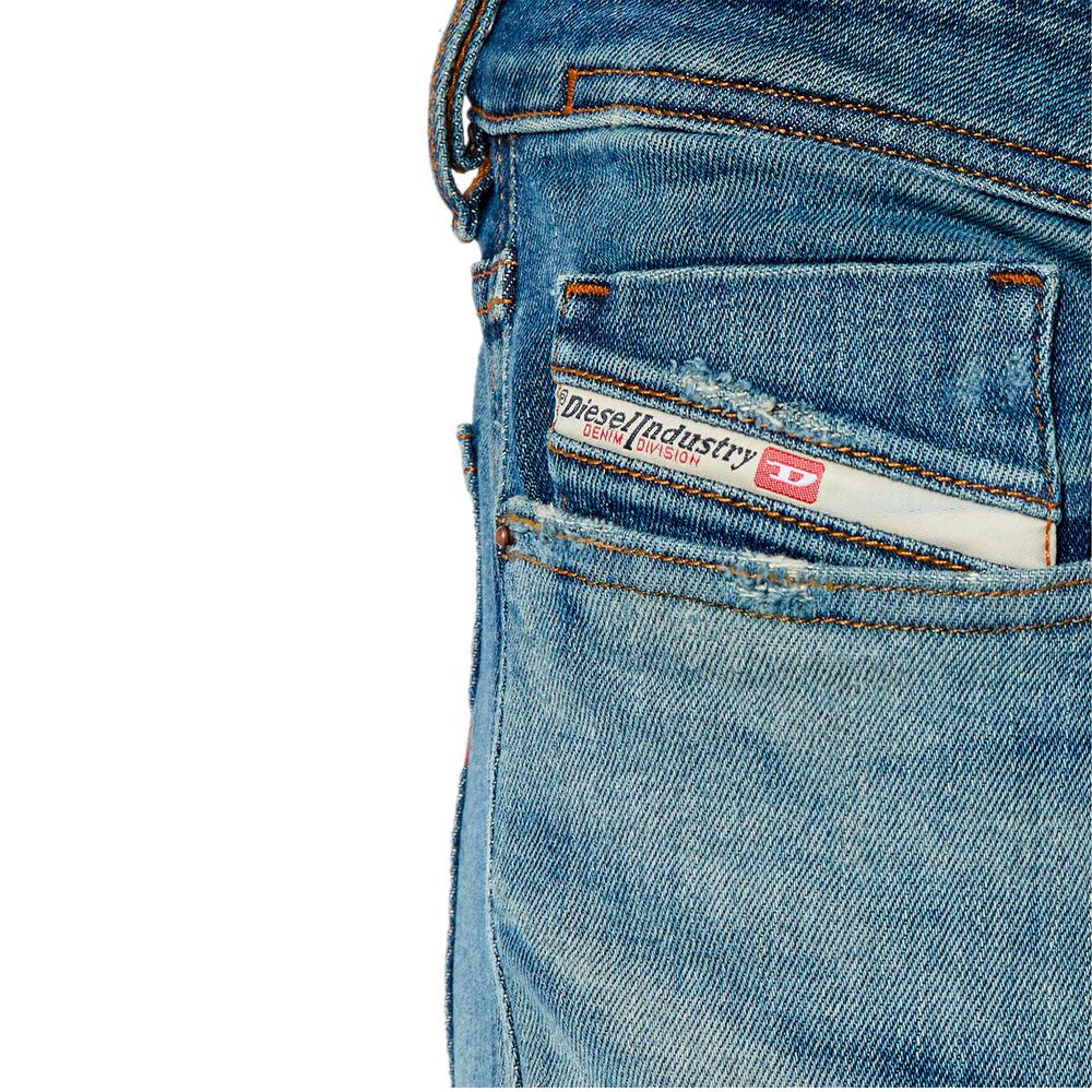 Diesel Blue Cotton Men's Skinny Jean Diesel
