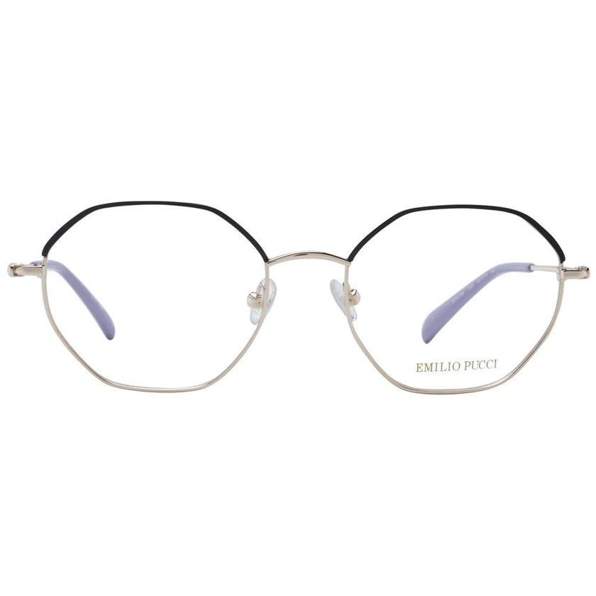 Emilio Pucci Black Metal Glasses (Frames) Emilio Pucci