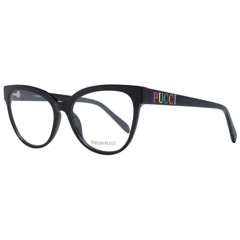 Emilio Pucci Black Plastic Glasses (Frames) Emilio Pucci