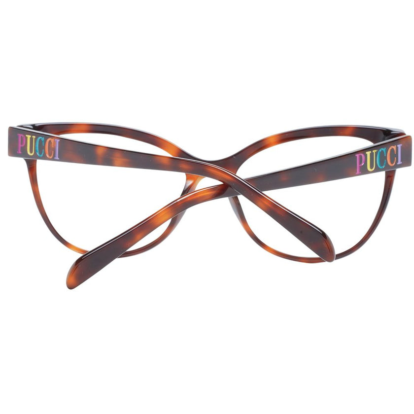 Emilio Pucci Brown Plastic Glasses (Frames) Emilio Pucci