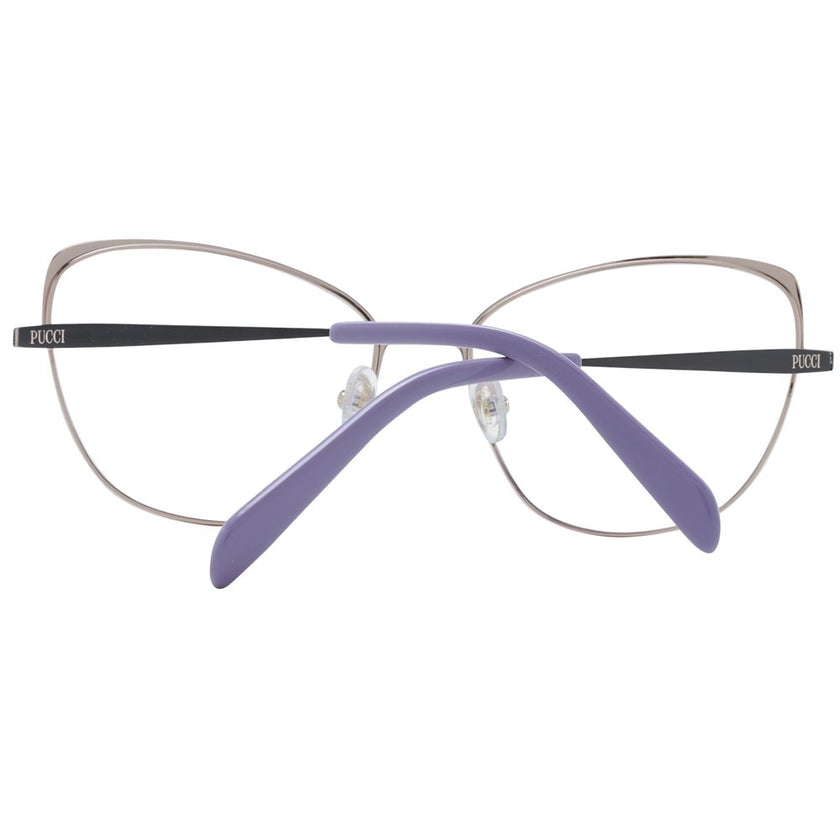Emilio Pucci Black Metal Glasses (Frames) Emilio Pucci