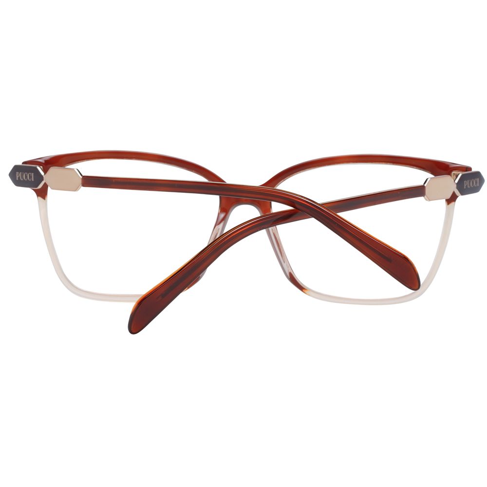 Emilio Pucci Brown Women Glasses Frame Emilio Pucci