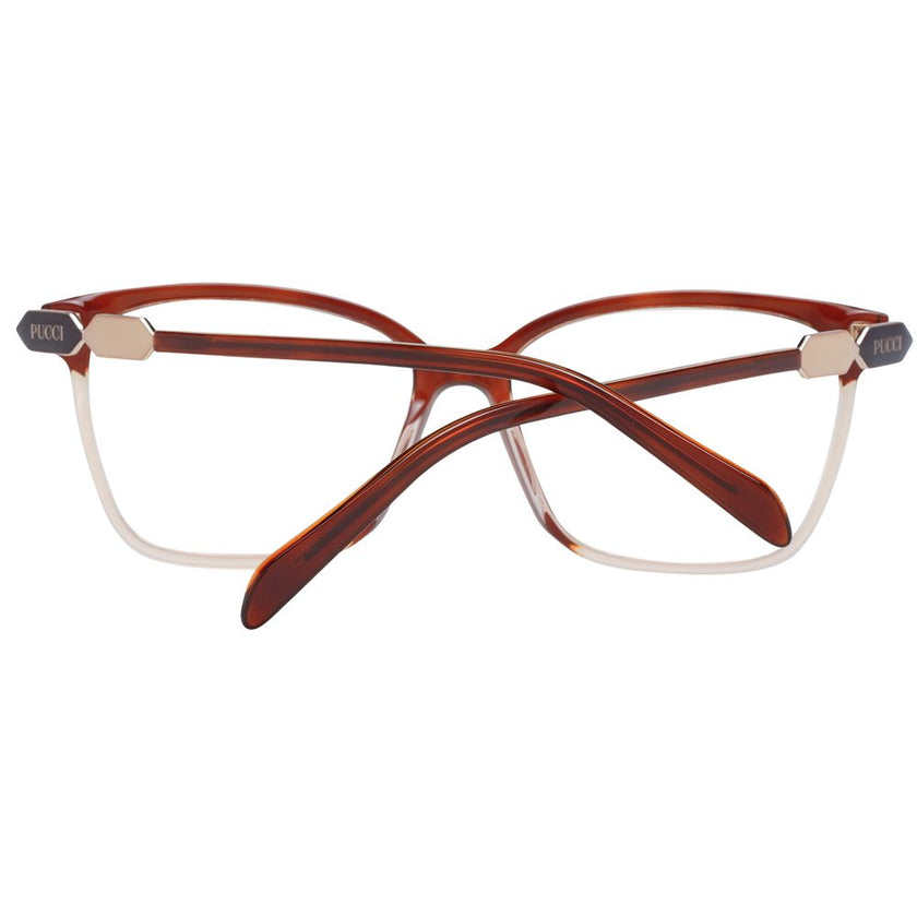 Emilio Pucci Brown Plastic Glasses (Frames) Emilio Pucci
