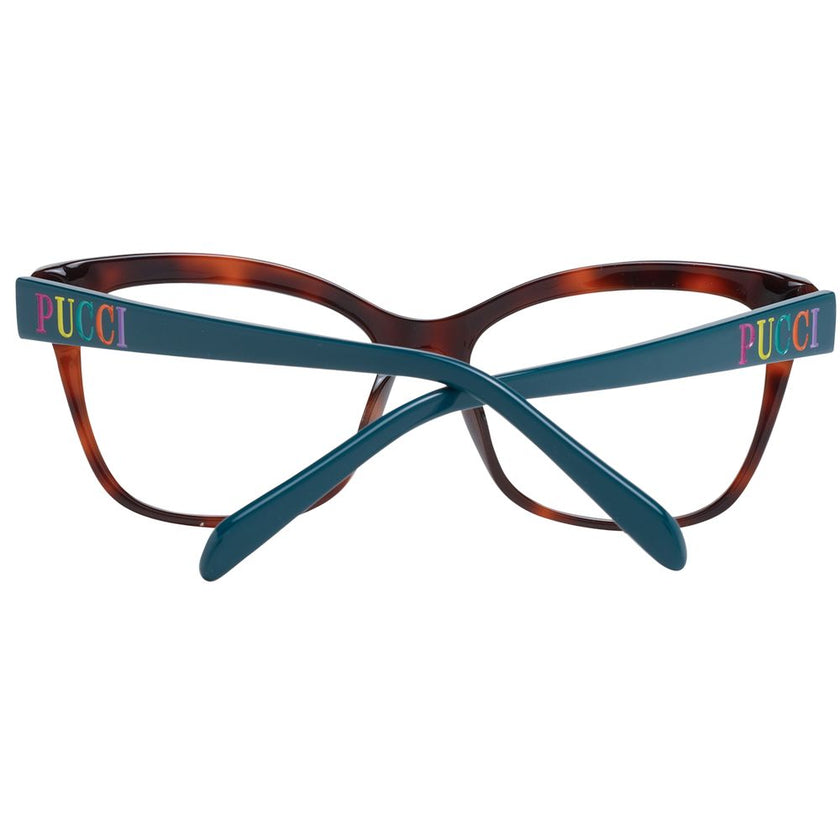 Emilio Pucci Brown Plastic Glasses (Frames) Emilio Pucci