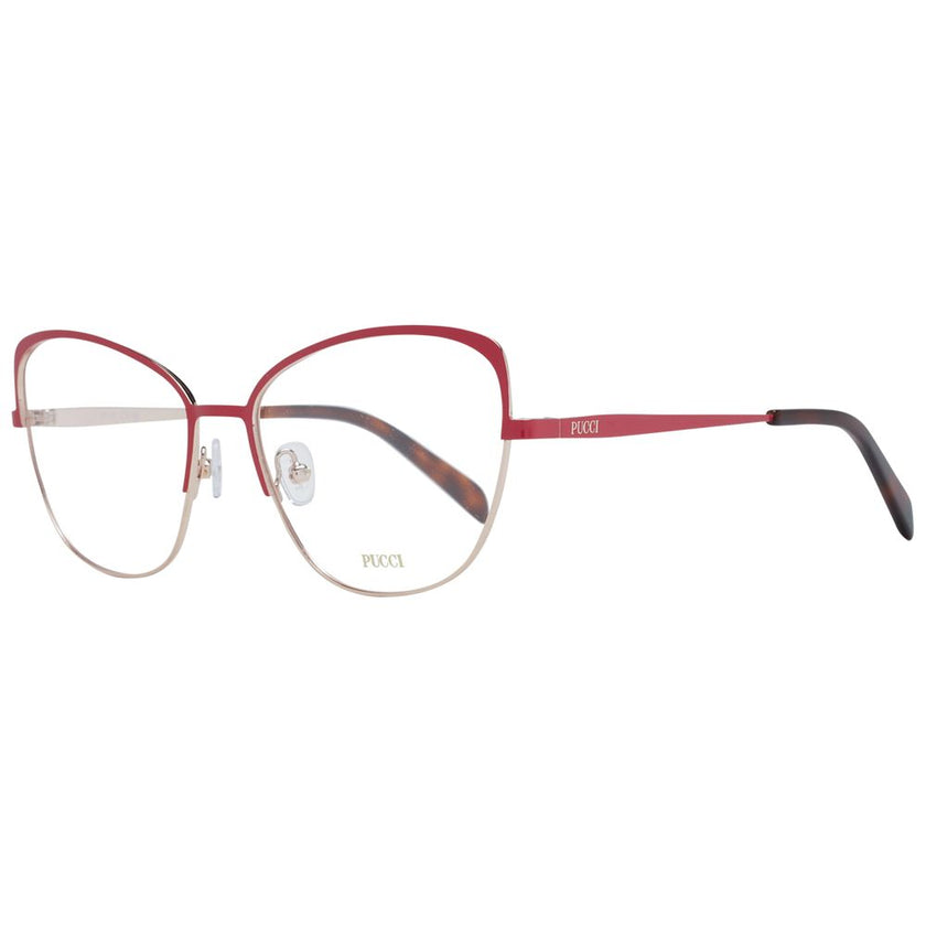 Emilio Pucci Red Metal Glasses (Frames) Emilio Pucci
