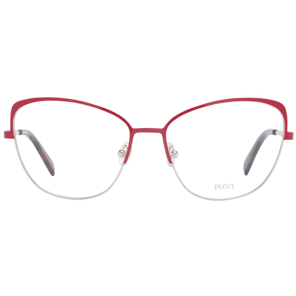 Emilio Pucci Red Women Glasses Frame Emilio Pucci