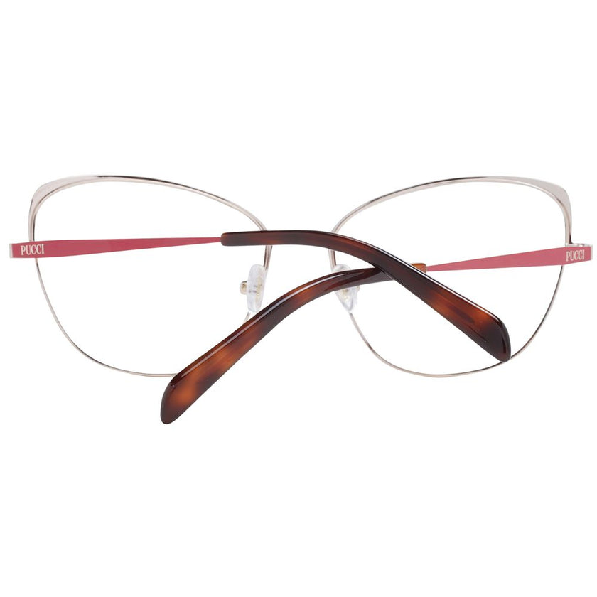 Emilio Pucci Red Metal Glasses (Frames) Emilio Pucci