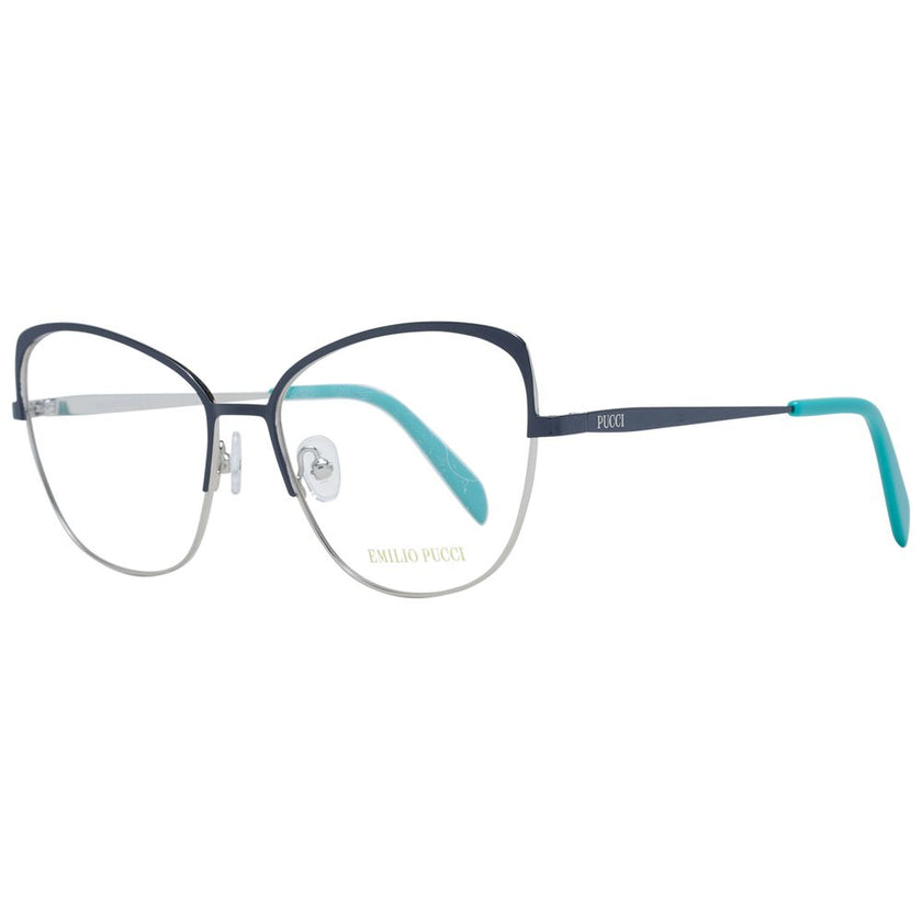 Emilio Pucci Blue Metal Glasses (Frames) Emilio Pucci