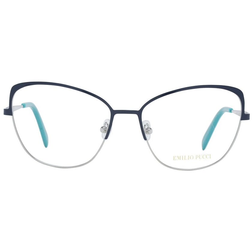 Emilio Pucci Blue Metal Glasses (Frames) Emilio Pucci
