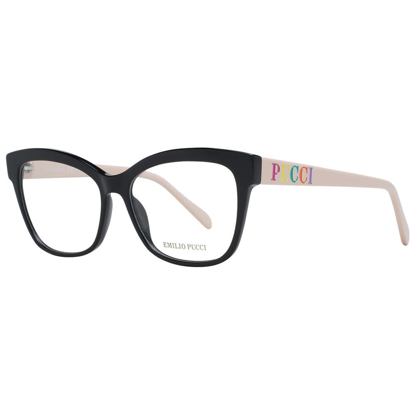 Emilio Pucci Black Plastic Glasses (Frames) Emilio Pucci