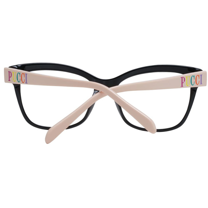 Emilio Pucci Black Plastic Glasses (Frames) Emilio Pucci