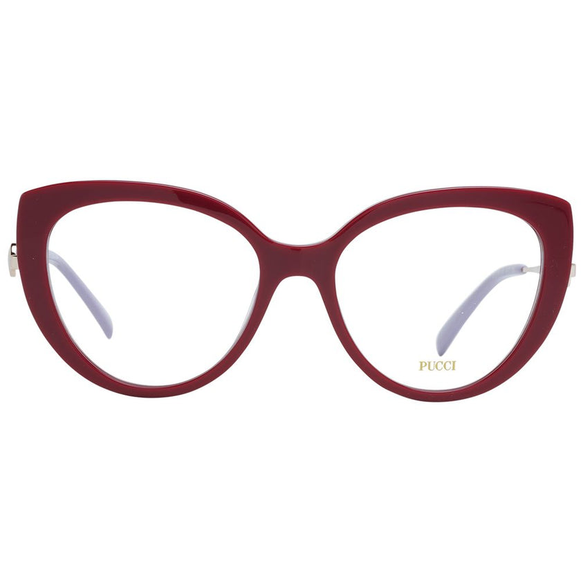 Emilio Pucci Red Plastic Glasses (Frames) Emilio Pucci