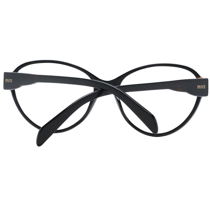 Emilio Pucci Black Plastic Glasses (Frames) Emilio Pucci