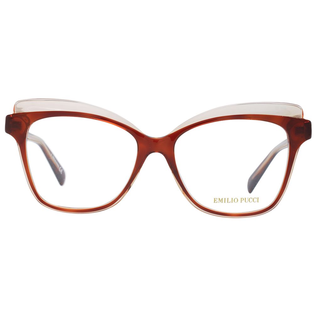 Emilio Pucci Brown Women Glasses Frame Emilio Pucci