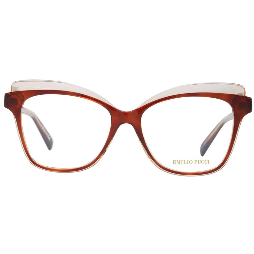 Emilio Pucci Brown Plastic Glasses (Frames) Emilio Pucci