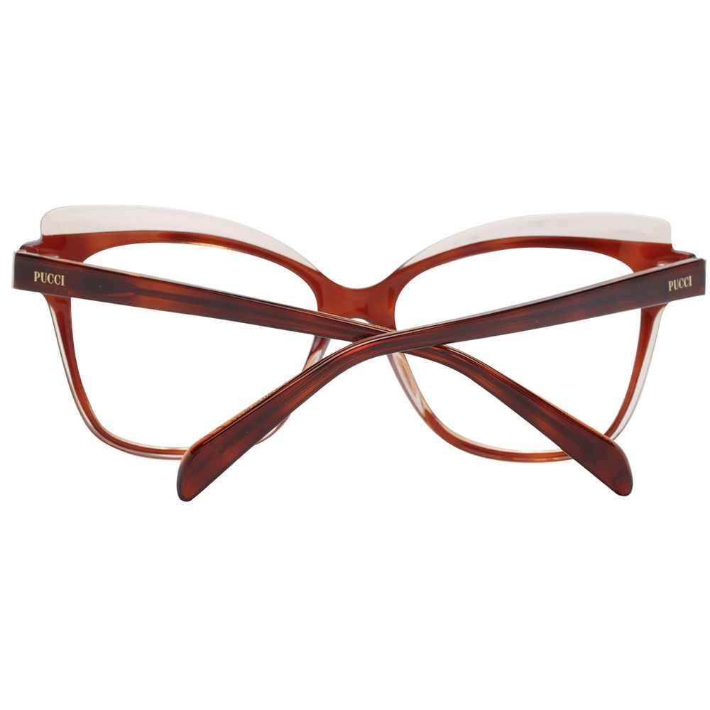 Emilio Pucci Brown Women Glasses Frame Emilio Pucci