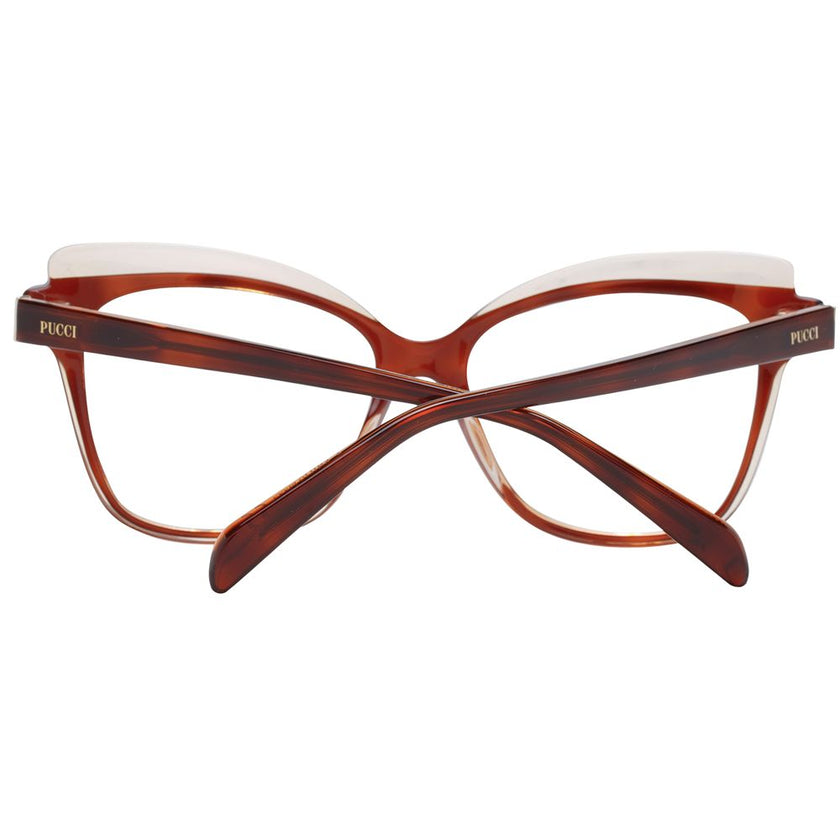Emilio Pucci Brown Plastic Glasses (Frames) Emilio Pucci