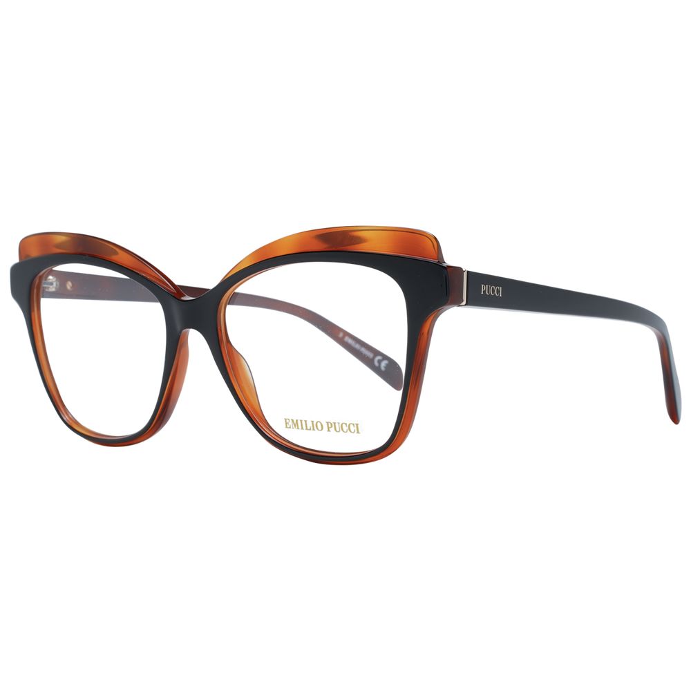 Emilio Pucci Brown Women Glasses Frame Emilio Pucci