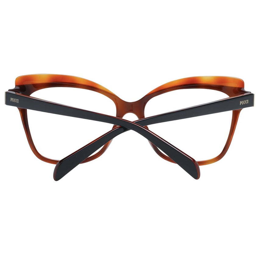 Emilio Pucci Brown Plastic Glasses (Frames) Emilio Pucci