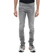 Diesel Gray Cotton Men Skinny Jean Diesel