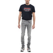 Diesel Gray Cotton Men Skinny Jean Diesel