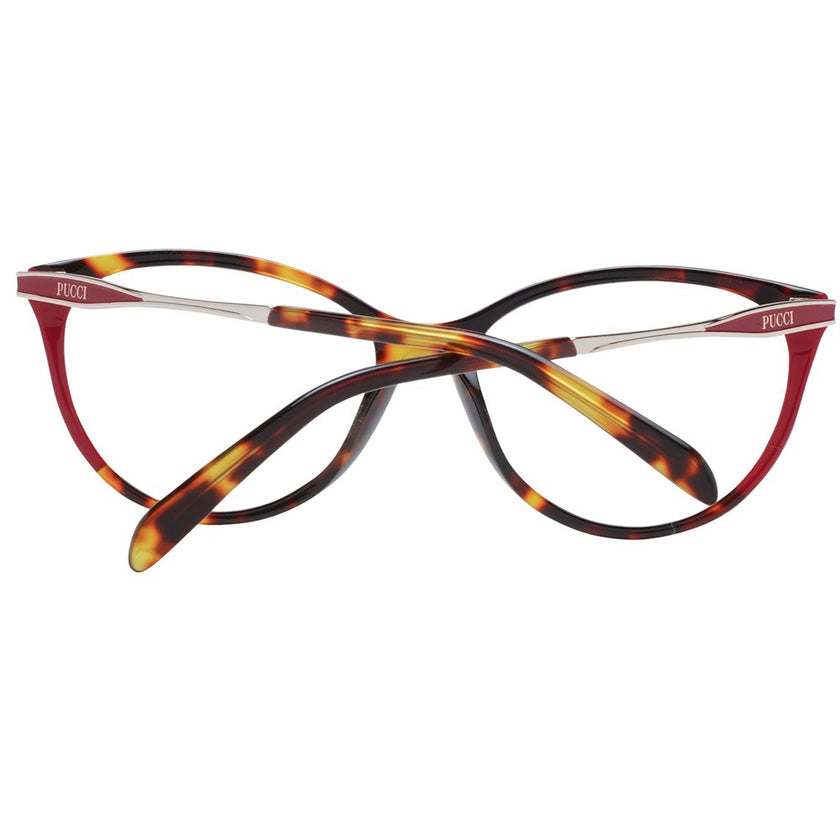 Emilio Pucci Red Plastic Glasses (Frames) Emilio Pucci