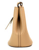 Burberry Lorne Small Camel Haymarket Check Pebble Leather Bucket Handbag Purse Burberry