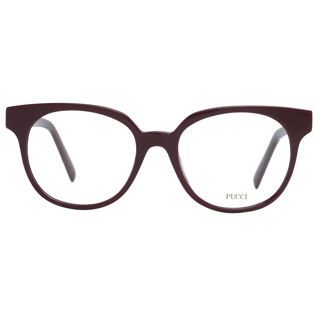 Emilio Pucci Burgundy Women Glasses Frame Emilio Pucci