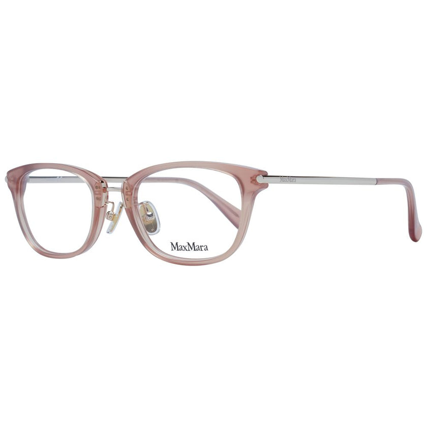 Max Mara Beige Plastic Glasses (Frames) Max Mara