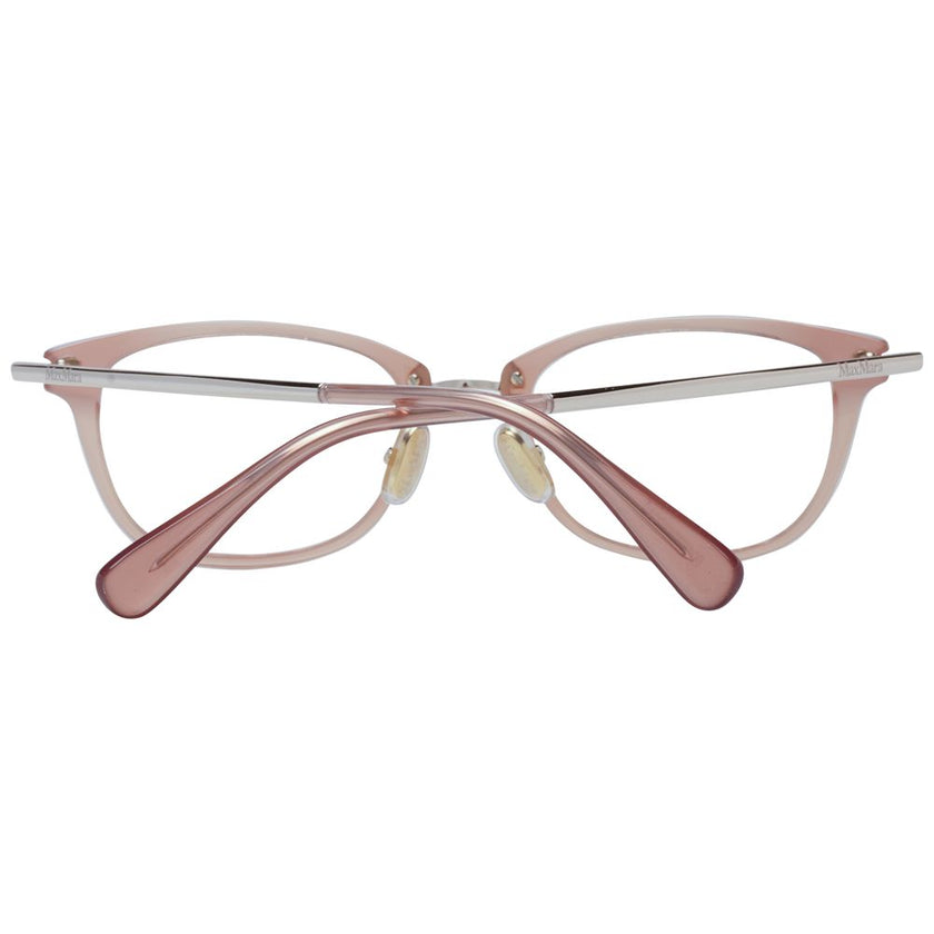 Max Mara Beige Plastic Glasses (Frames) Max Mara