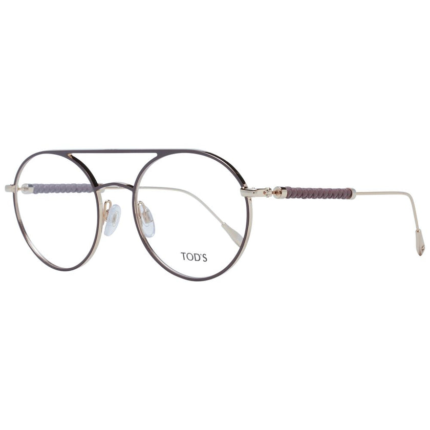 Tod's Brown Metal Glasses (Frames) Tod's
