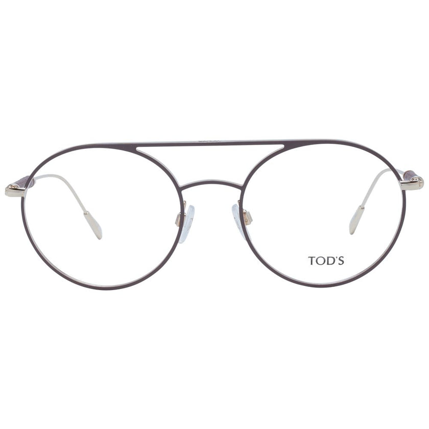 Tod's Brown Metal Glasses (Frames) Tod's