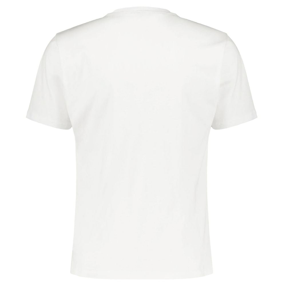 North Sails White Cotton Men T-Shirt North Sails