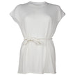 Alpha Studio White Cotton Dress Alpha Studio