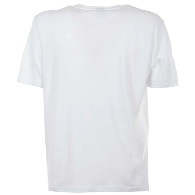 North Sails Elegant White Cotton Tee with Bold Blue Logo North Sails