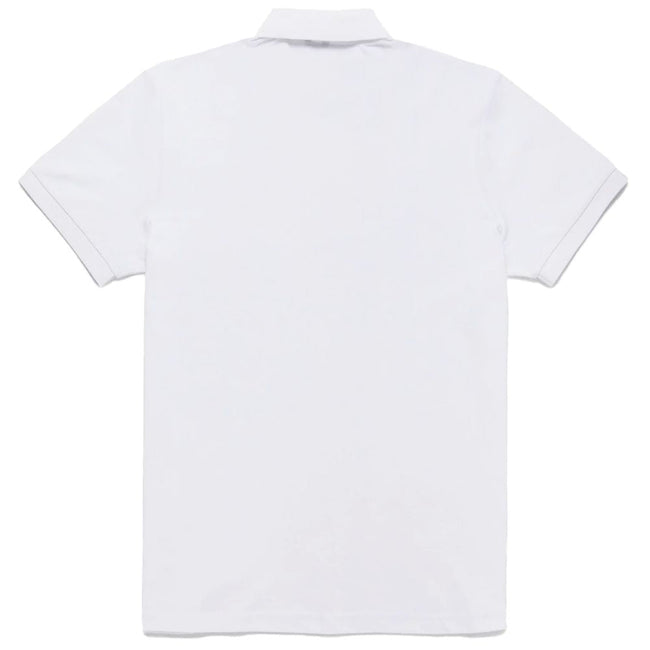 Refrigiwear Elegant White Polo with Embroidered Logo Refrigiwear