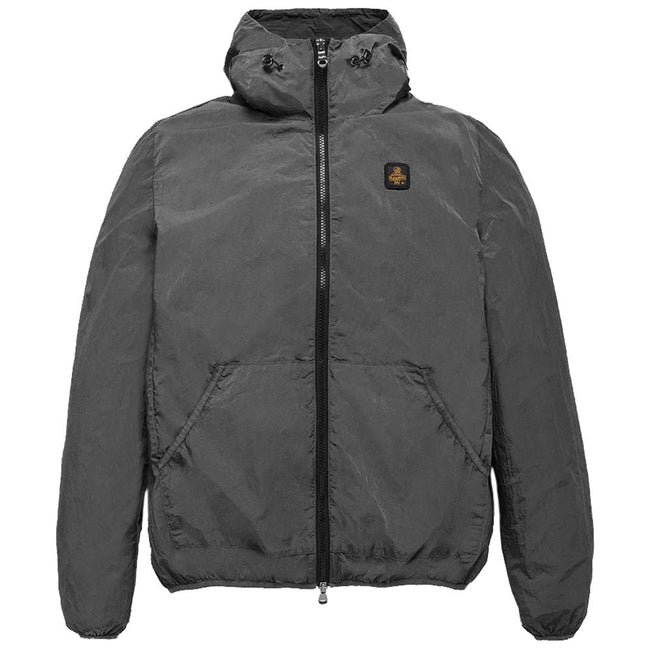 Refrigiwear Gray Nylon Men Jacket Refrigiwear