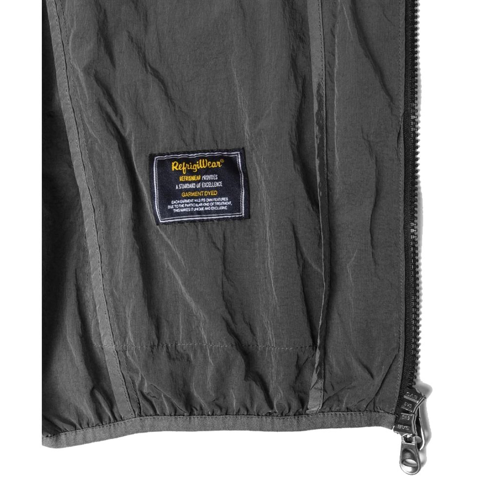 Refrigiwear Gray Nylon Men Jacket Refrigiwear