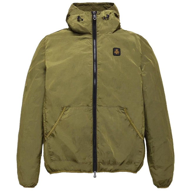 Refrigiwear Green Nylon Men Jacket Refrigiwear