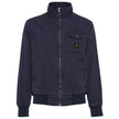 Refrigiwear Blue Cotton Men's Bomber Jacket Refrigiwear