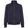 Refrigiwear Blue Cotton Men's Bomber Jacket Refrigiwear