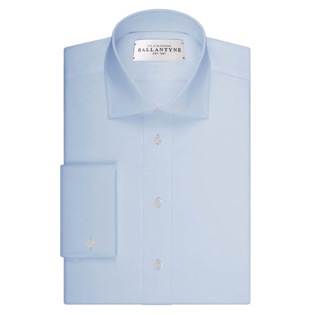 Ballantyne Blue Cotton Men Shirt Ballantyne