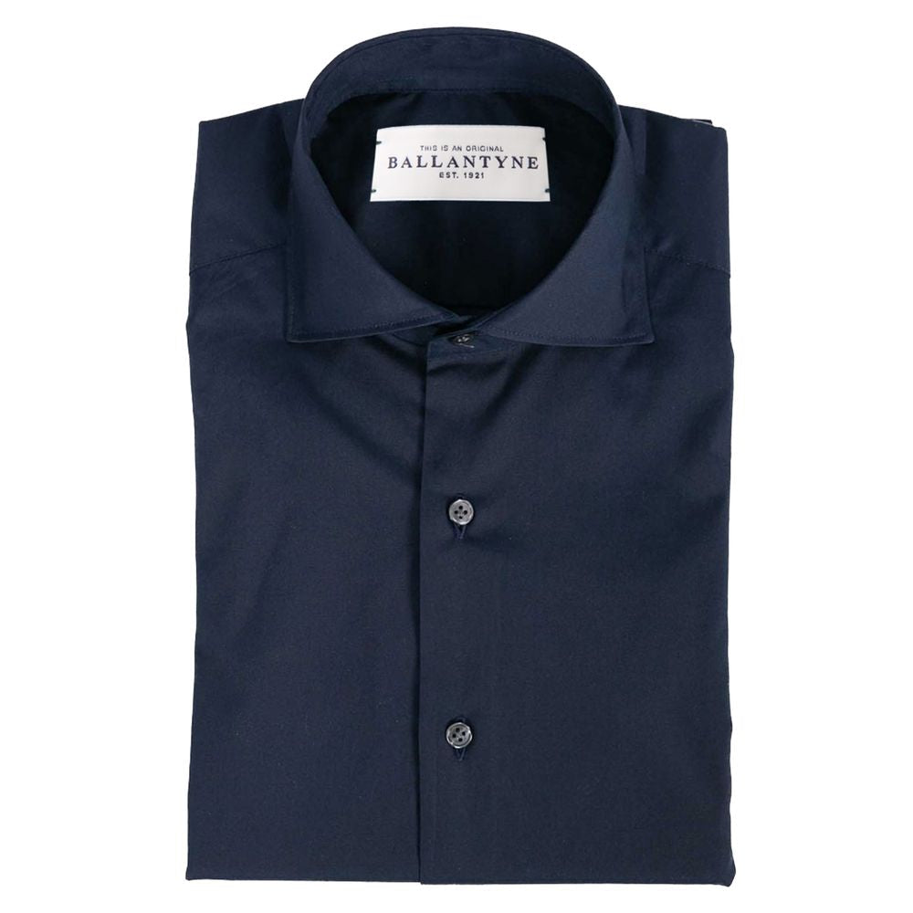 Ballantyne Blue Cotton Men's Shirt Ballantyne
