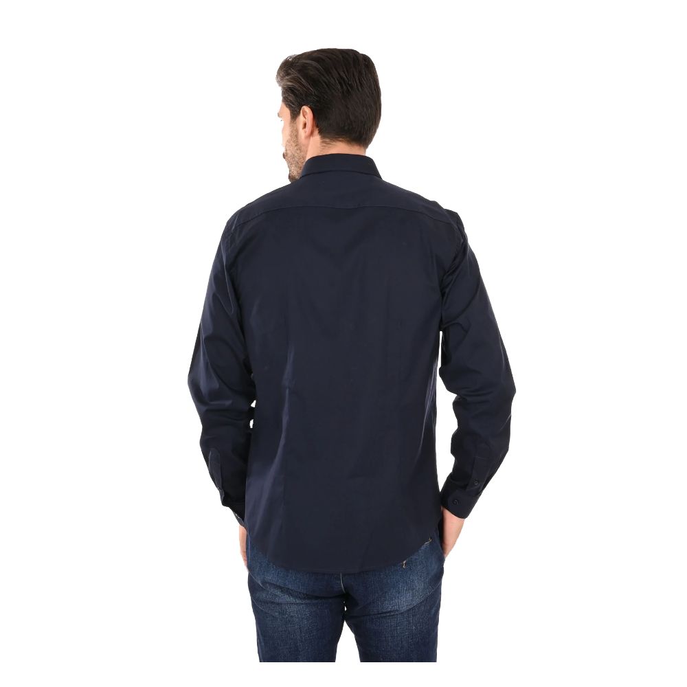 Ballantyne Blue Cotton Men's Shirt Ballantyne