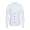 Alpha Studio Elegant White Linen Shirt for Men Alpha Studio
