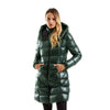 Refrigiwear Green Polyester Women Jacket Refrigiwear