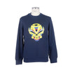 Bikkembergs Blue Cotton Men Sweater Bikkembergs
