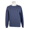 Refrigiwear Blue Cotton Men Sweater with Chest Pocket Refrigiwear
