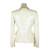 Elisabetta Franchi White Polyester Women Blazer Elisabetta Franchi