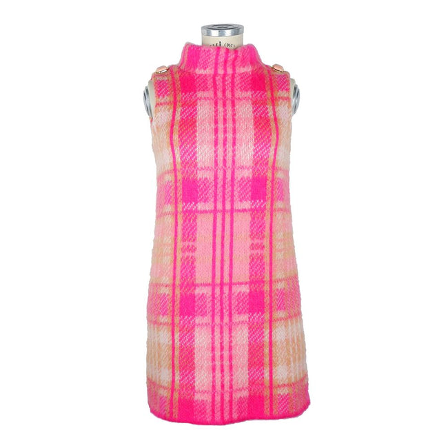 Elisabetta Franchi Fuchsia Marabou Women Dress Elisabetta Franchi